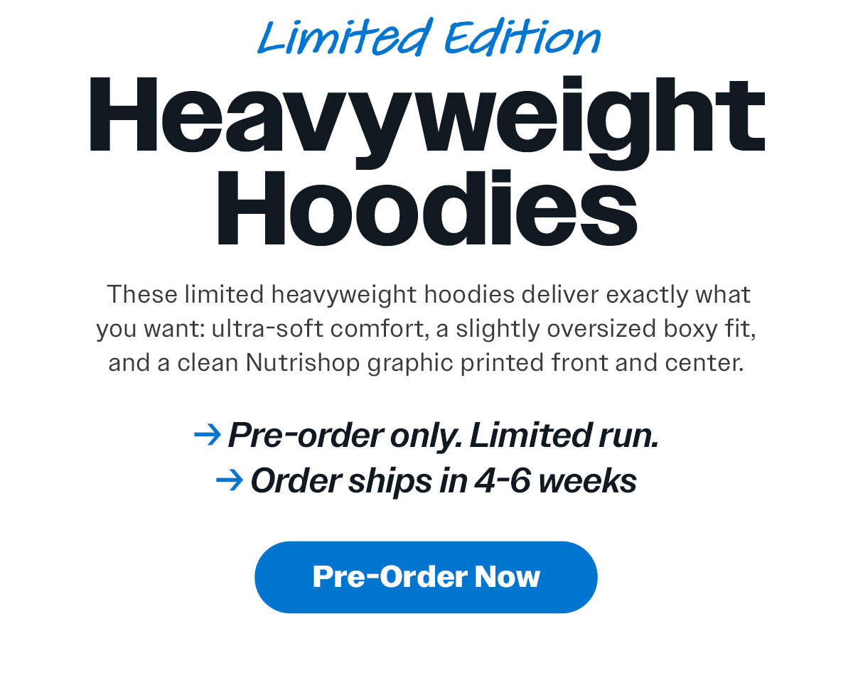 Limited Edition Heavyweight Hoodies