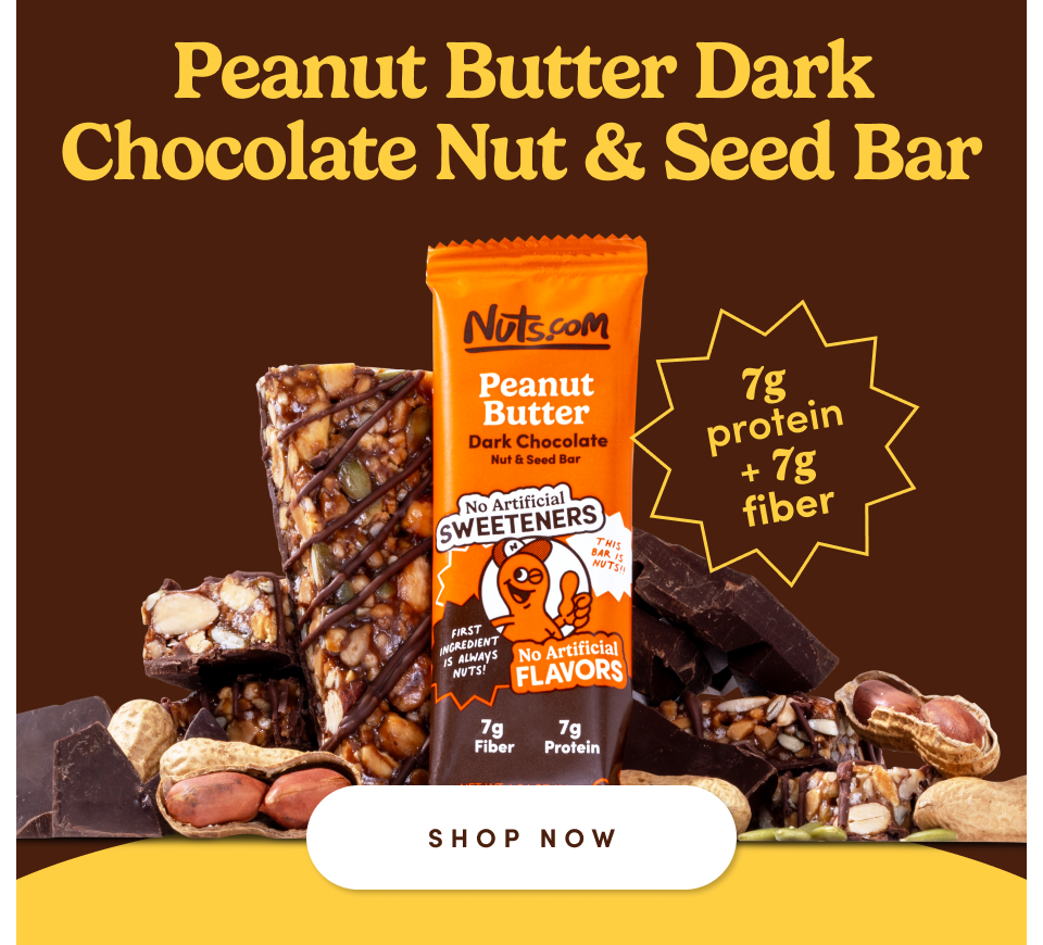 Peanut Butter Dark Chocolate Nut & Seed Bar; Shop now