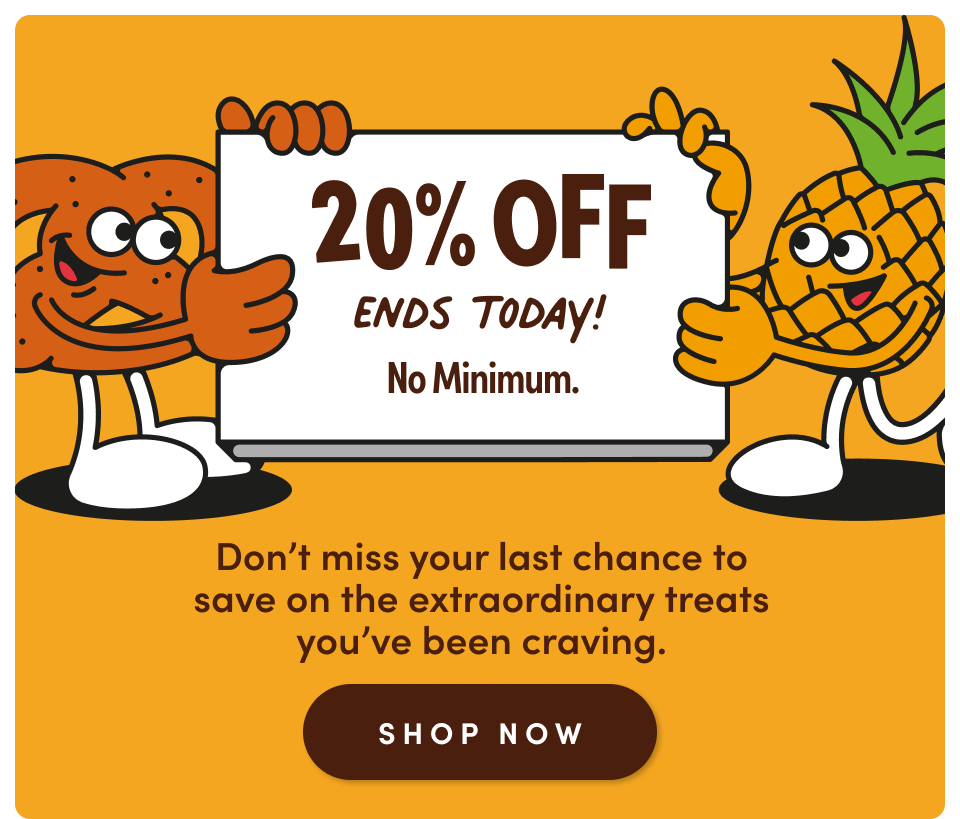 20% Off Ends Today! No Minimum 