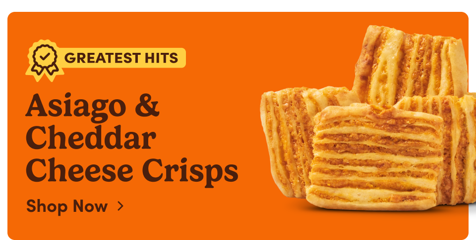 Asiago & Cheddar  Cheese Crisps