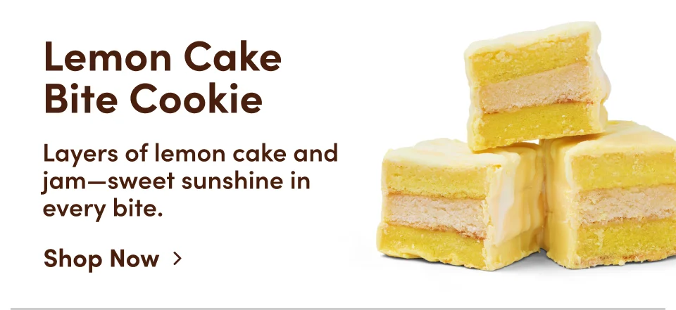 Lemon Cake Bite Cookie