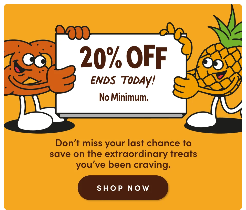 20% Off Ends Today! 