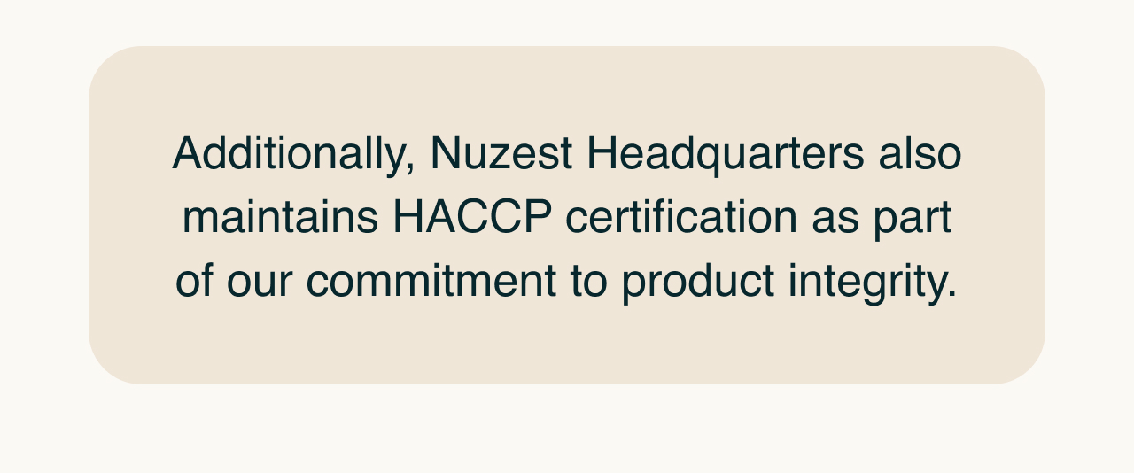 Additionally, Nuzest