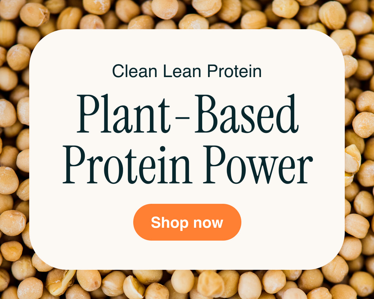 Plant based protein power
