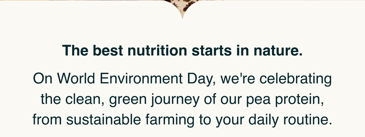 The best nutrition starts in nature