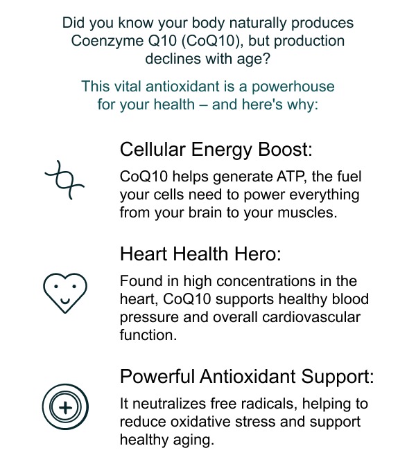 Did you know your body naturally produces Coenzyme Q10