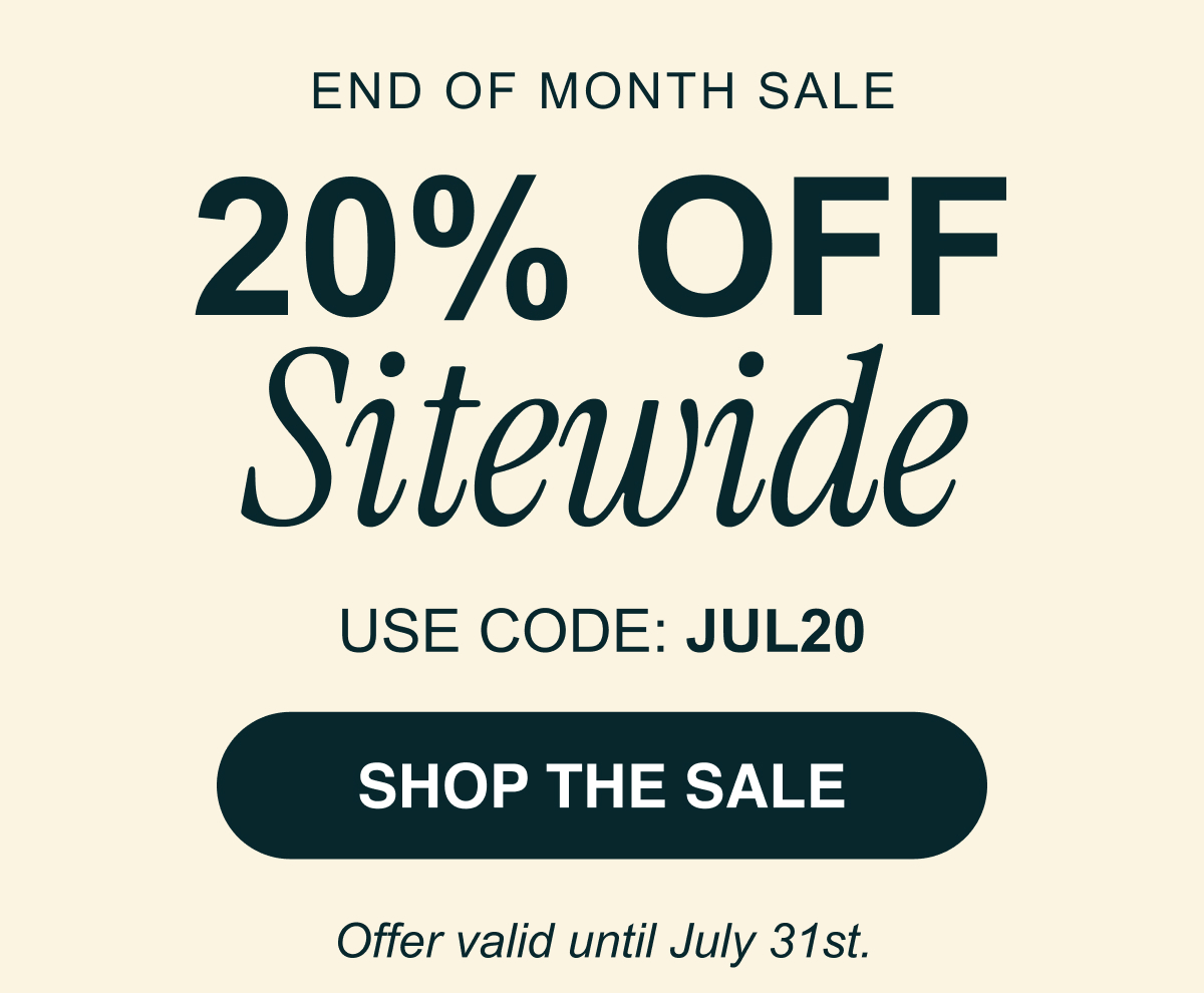 20% off sitewide