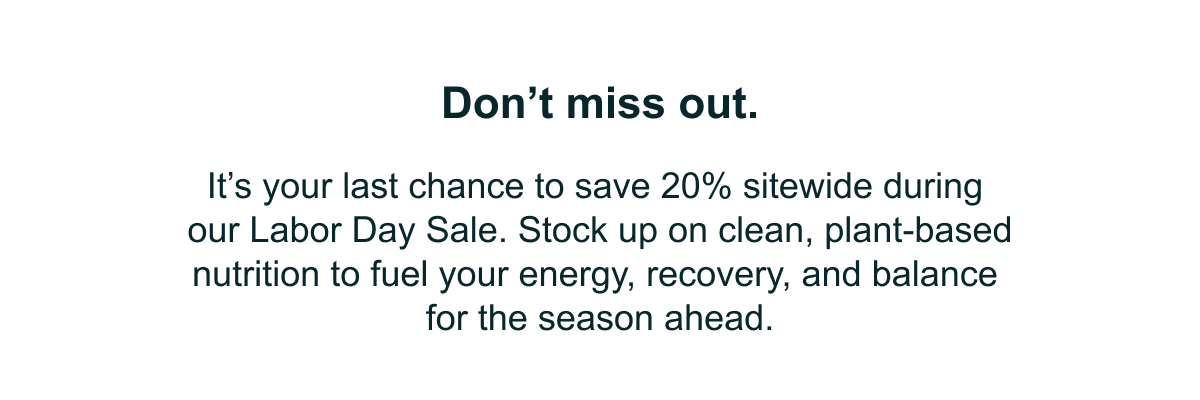 Still time to recharge