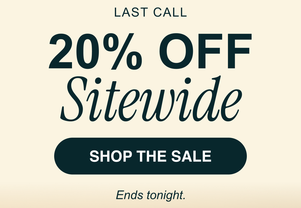 20% off sitewide