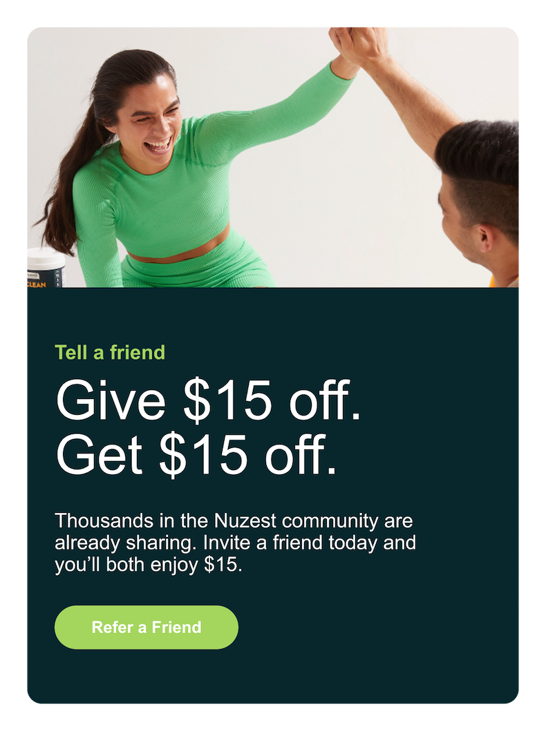 Give $15 Get $15 when you refer friends