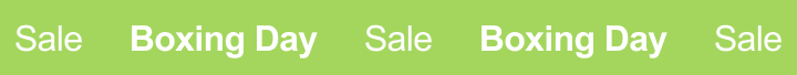 Boxing Day Sale
