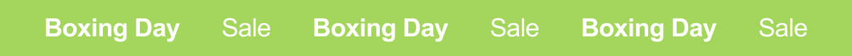 Boxing Day Sale
