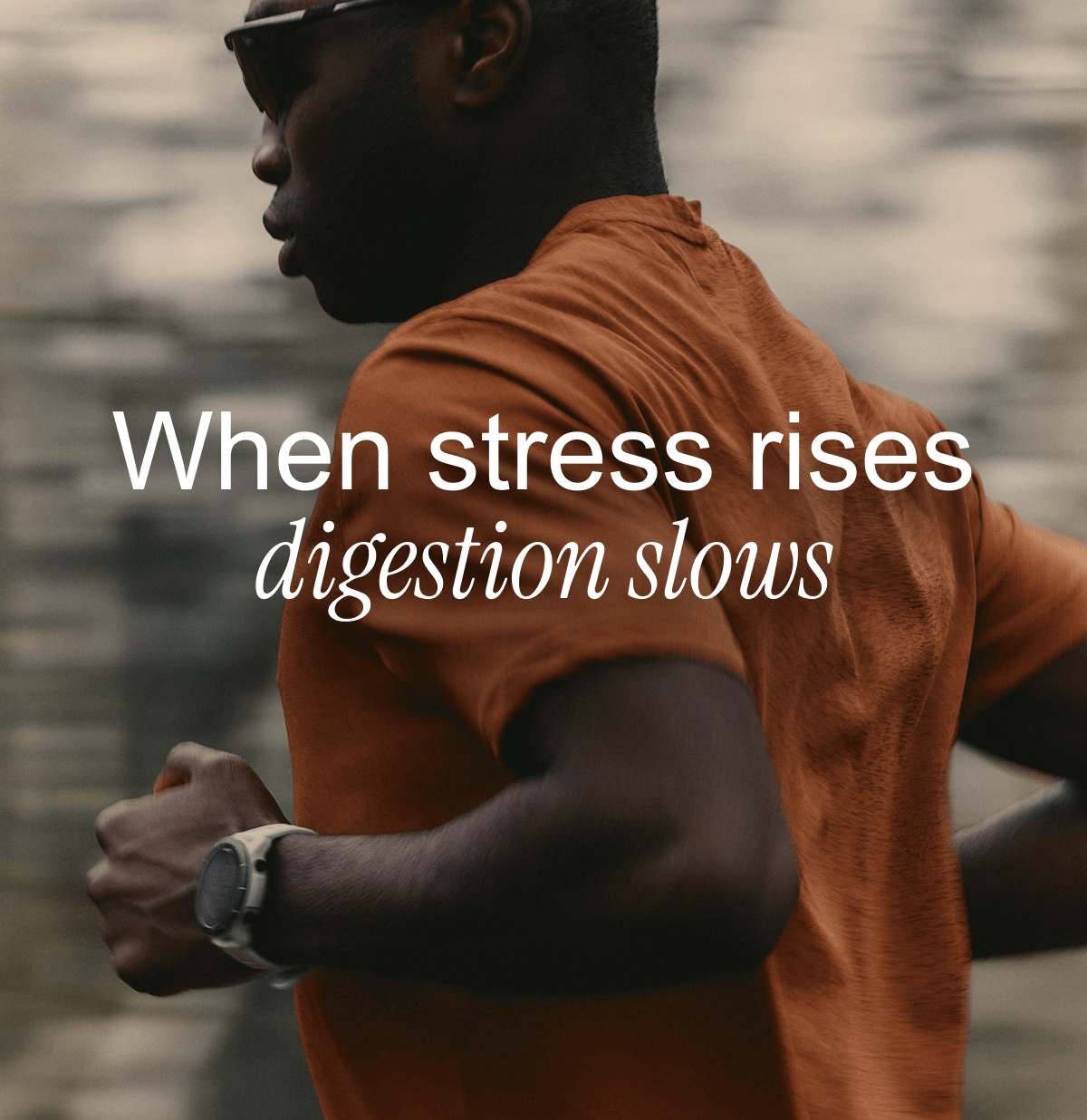 When stress rises digestion slows