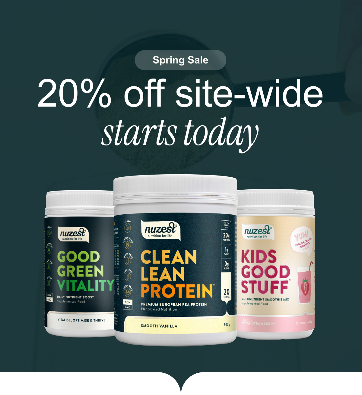 20% off site-wide 