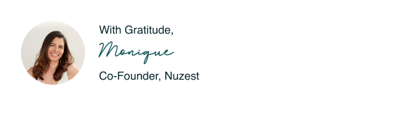 With gratitude