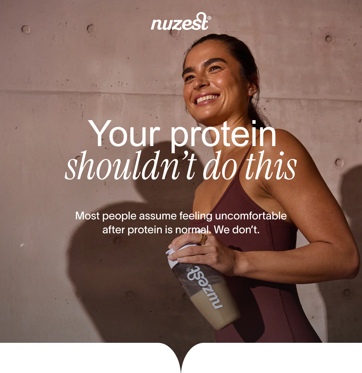 Your protein shouldn't do this