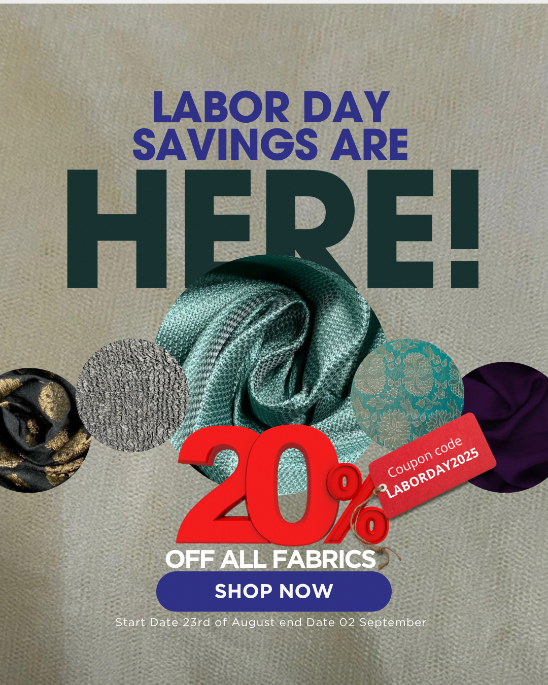 Labor Day Sale