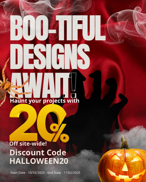 👻&nbsp;Boo-tiful Designs Await!&nbsp;Haunt Your Projects with 20% Off site-wide!