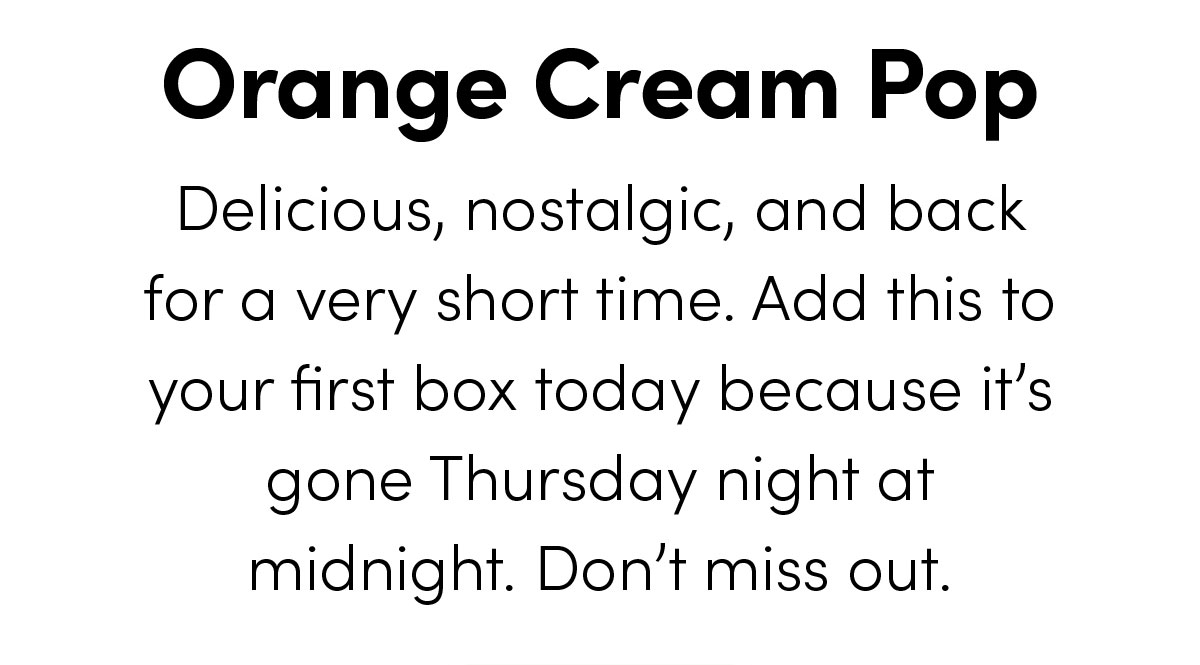 Orange Cream Pop