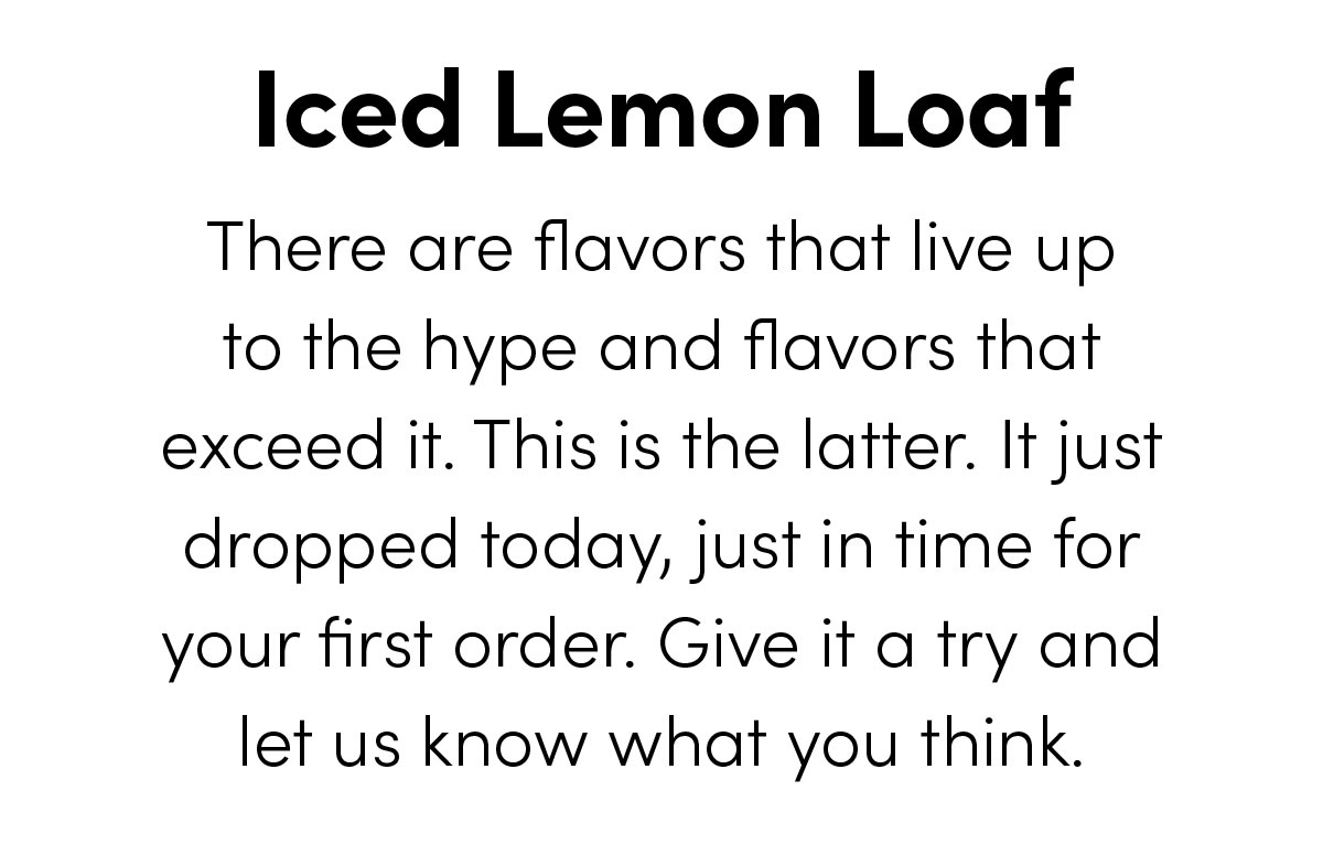 Iced Lemon Loaf