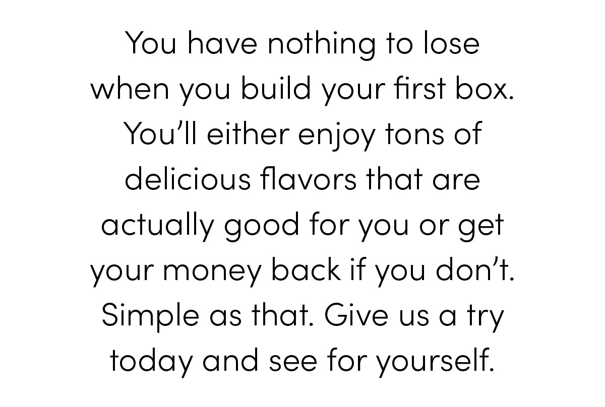 You have nothing to lose when you build your first box.