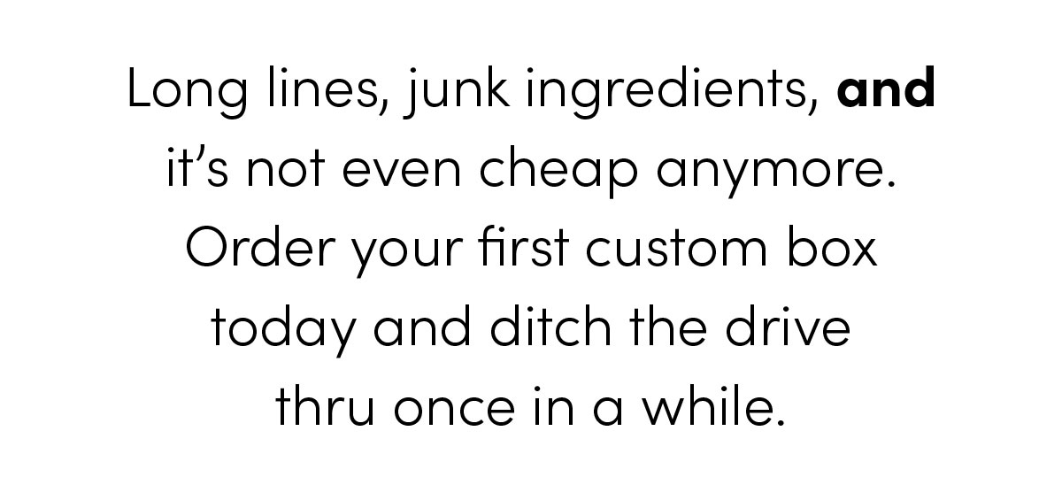 Long lines, junk ingredients, and it's not even cheap anymore.