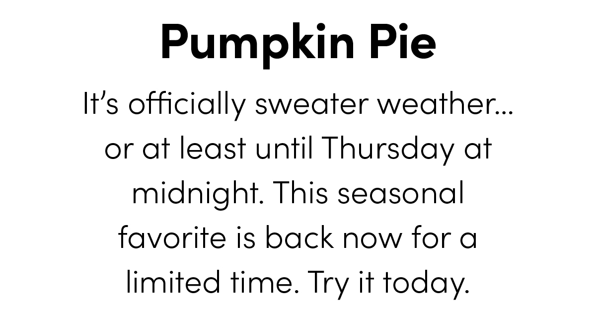 Pumpkin Pie