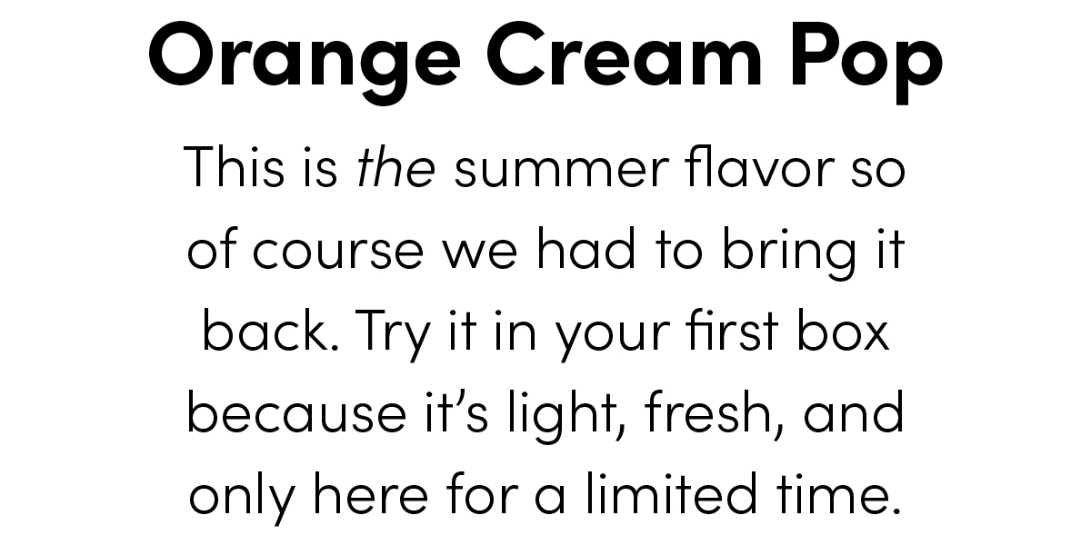 Orange Cream Pop