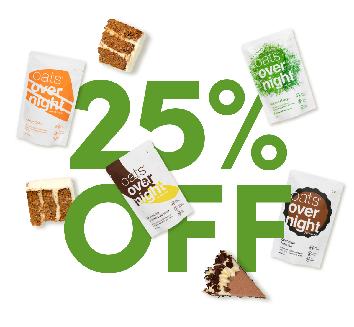 25% Off | oats® overnight