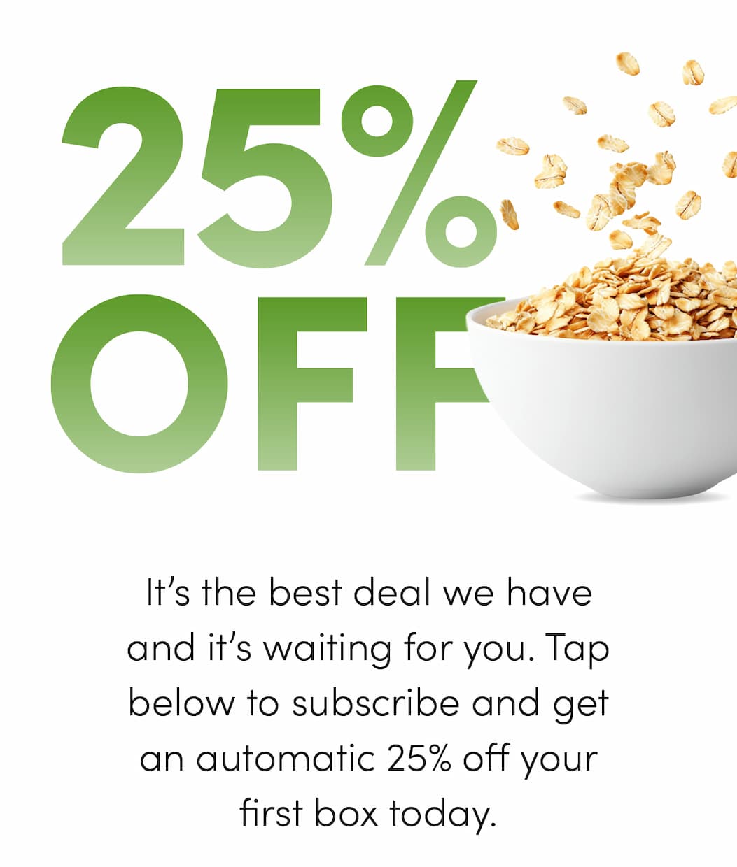 25% OFF | oats® overnight
