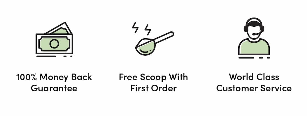100% Money Back Guarantee | Free Scoop With First Order | World Class Customer Service
