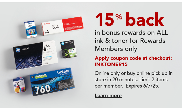 Ink and Toner