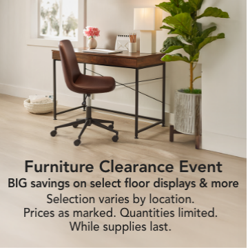 Furniture clearance
