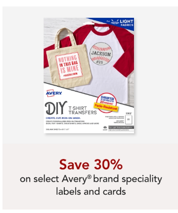 Select Avery®  Specialty Labels 