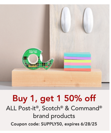 Save 25% on select moving supplies