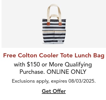 Free Colton Cooler Tote Lunch Bag