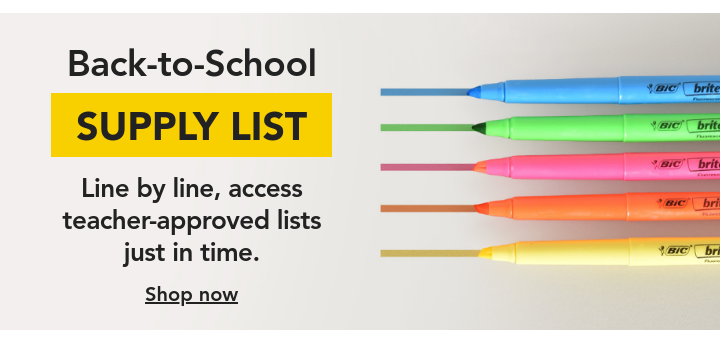 School Supply List