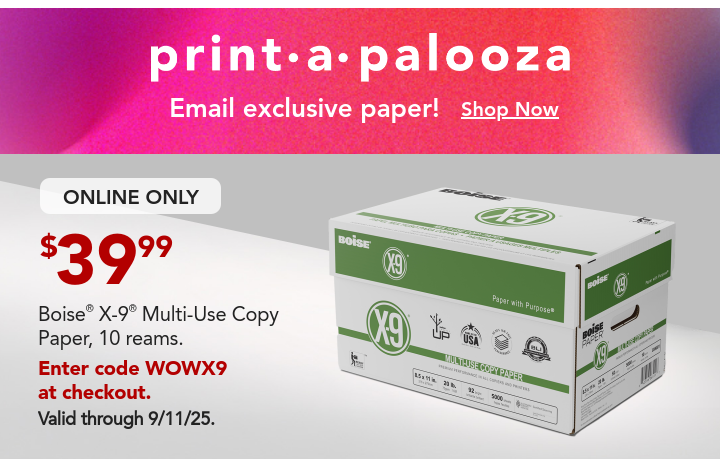 Email exclusive paper!