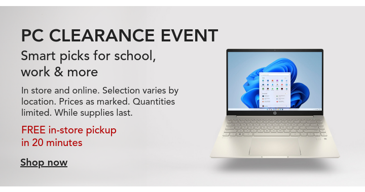 PC clearance event