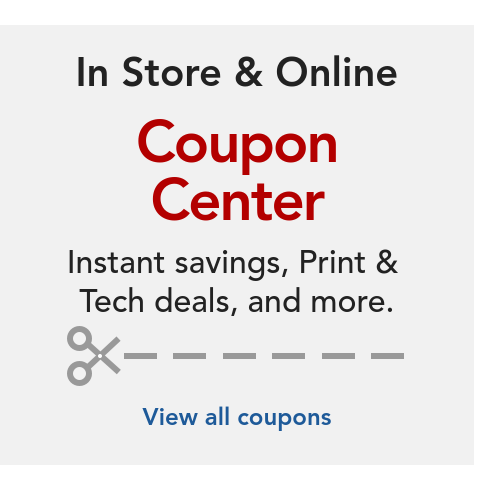 Coupon center