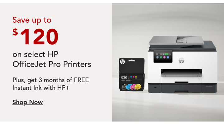 save up to $120 on HP officejet pro printers
