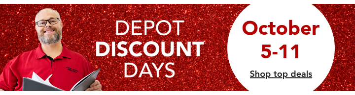 depot discount days
