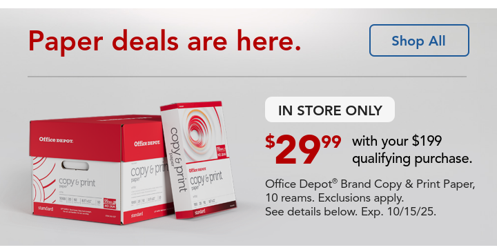 paper deals are here