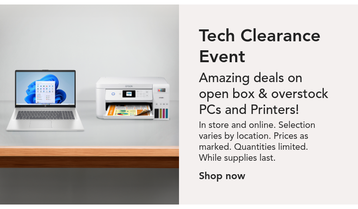 tech clearance event
