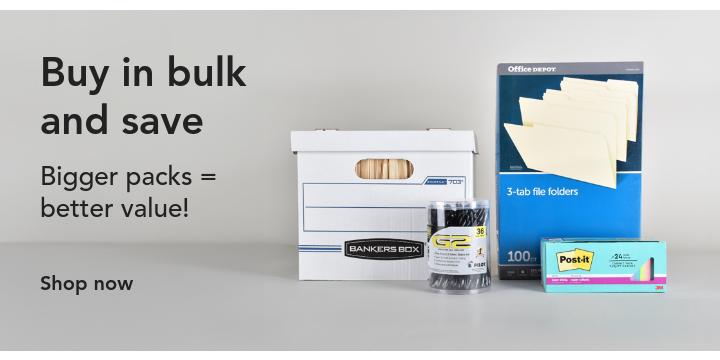 buy in bulk and save