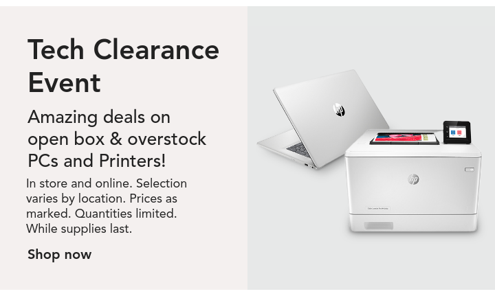 tech clearance event