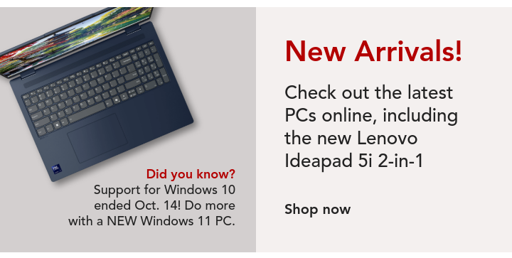 new pc arrivals