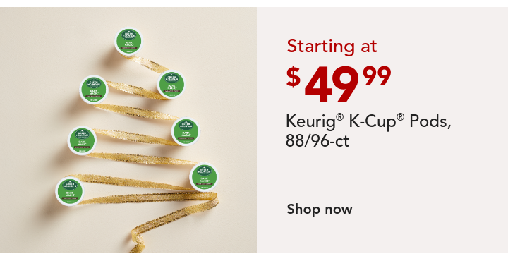 88/96 kcup pod count starting at $39.99
