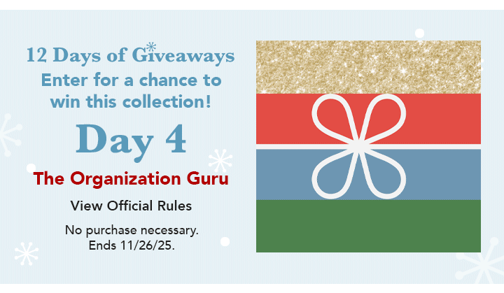 12 days of giveaways