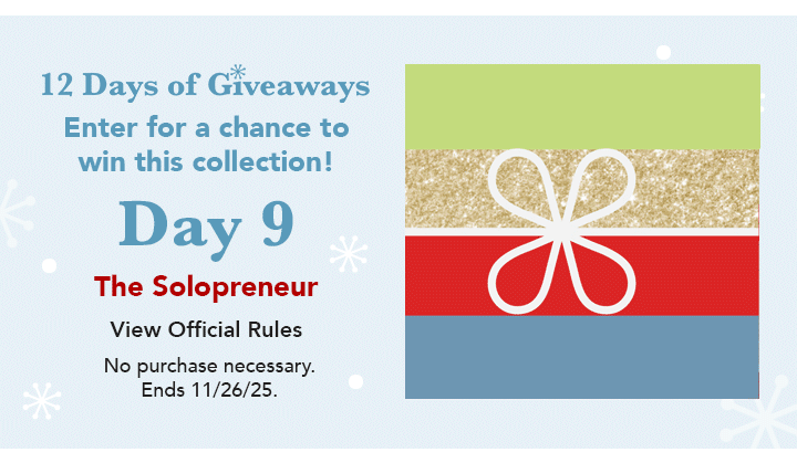 12 days of giveaways